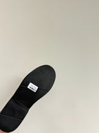 VIV' RANGERS CHELSEA BOOTIES IN GLOSSY BLACK CALFSKIN CRYSTAL BUCKLE