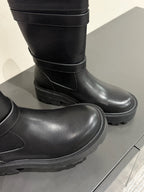 MAJOR ANKLE BOOT IN BLACK CALFSKIN