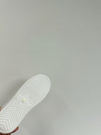 STAR SNEAKER WHITE CALFSKIN AND SUEDE CALFSKIN WITH SHEARLING LINING
