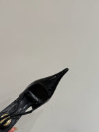YSL HIGH SLINGBACK 25S IN BLACK GLOSSY LAMBSKIN