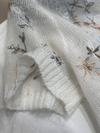 CREW NECK KNIT SWEATER 25S IN COTTON 266209