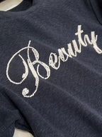 EMBROIDERED CHEST T SHIRT BEAUTY 25S IN COTTON 266314