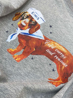 DACHSHUND PRINT T SHIRT 25S IN COTTON 266131