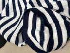 STRIPED KNIT SWEATER 25S IN COTTON 266075