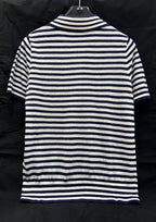 STRIPED KNIT SWEATER 25S IN COTTON 266075