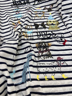 LONG SLEEVE STRIPED T-SHIRT 25S IN COTTON 266046