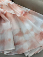 HIGH WAISTED TIE DYE SKIRT 25S IN COTTON 266215