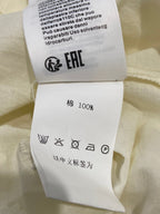 ROUND NECK EMBROIDERED SHIRT 25S IN COTTON 266154