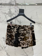 DIOR 25S MINI SKIRT CAMOUFLAGE STYLE 007