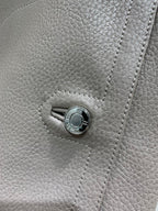 HERMES 25S LEATHER JACKET WITH LEATHER SHORTS 528568