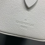 LV Speedy Bandouliere 20 Brume Gray Monogram Empreinte Leather 205495
