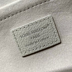 LV Speedy Bandouliere 20 Brume Gray Monogram Empreinte Leather 205495