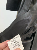 DIOR 25S LONG CROCODILE LEATHER COAT 665