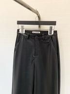 DIOR 25S LEATHER CROPPED PANTS 666