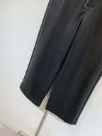 DIOR 25S LEATHER CROPPED PANTS 666