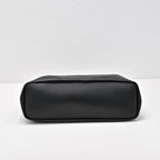 The Row Agnes Tote Bag 30cm Black Leather