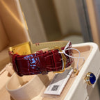 Cartier Tank Francaise 21.2 & 27 Gold Leather