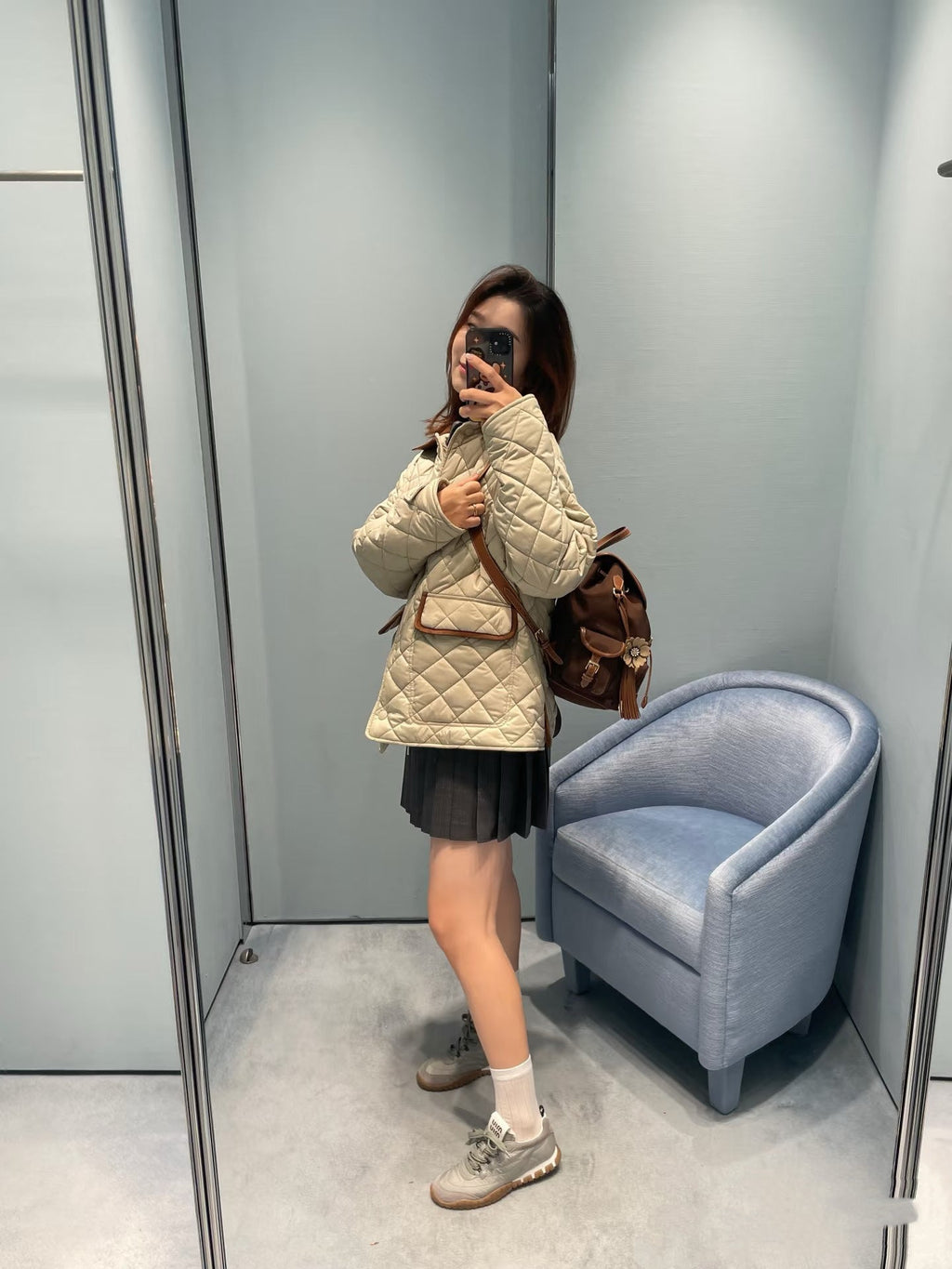 MIUMIU COTTON DOWN JACKET STYLE 45