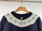 CELINE 25S ROUND-NECK CROCHET SWEATER 0058