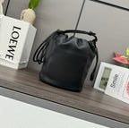 Loewe Flamenco Purse Bucket 32 Black Lambskin Ghw