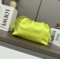 Loewe Flamenco Purse 30 Lime Lambskin Ghw
