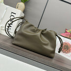 Loewe Flamenco Purse 30 Olive Lambskin Ghw