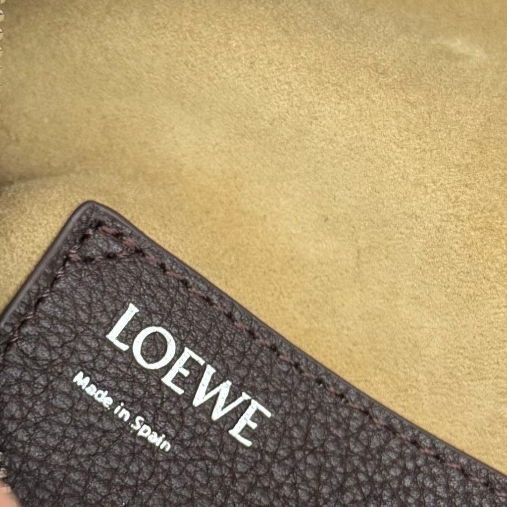 Loewe Small Cubi Crossbody Bag Chocolate Smooth Calfskin