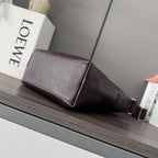Loewe Small Cubi Crossbody Bag Chocolate Smooth Calfskin