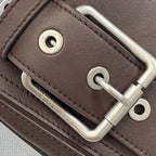 Loewe 2025 Puzzle Biker Bag Dark Brown Cowhide 274648