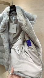 DIOR 25S SLEEVELESS RABBIT FUR JACKET 632