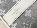 KEEPALL BANDOULIÈRE 25 IN GRAY MONOGRAM GRADIENT CANVAS