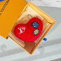 LV Lucky Heart Charm Red mix Colors Wool