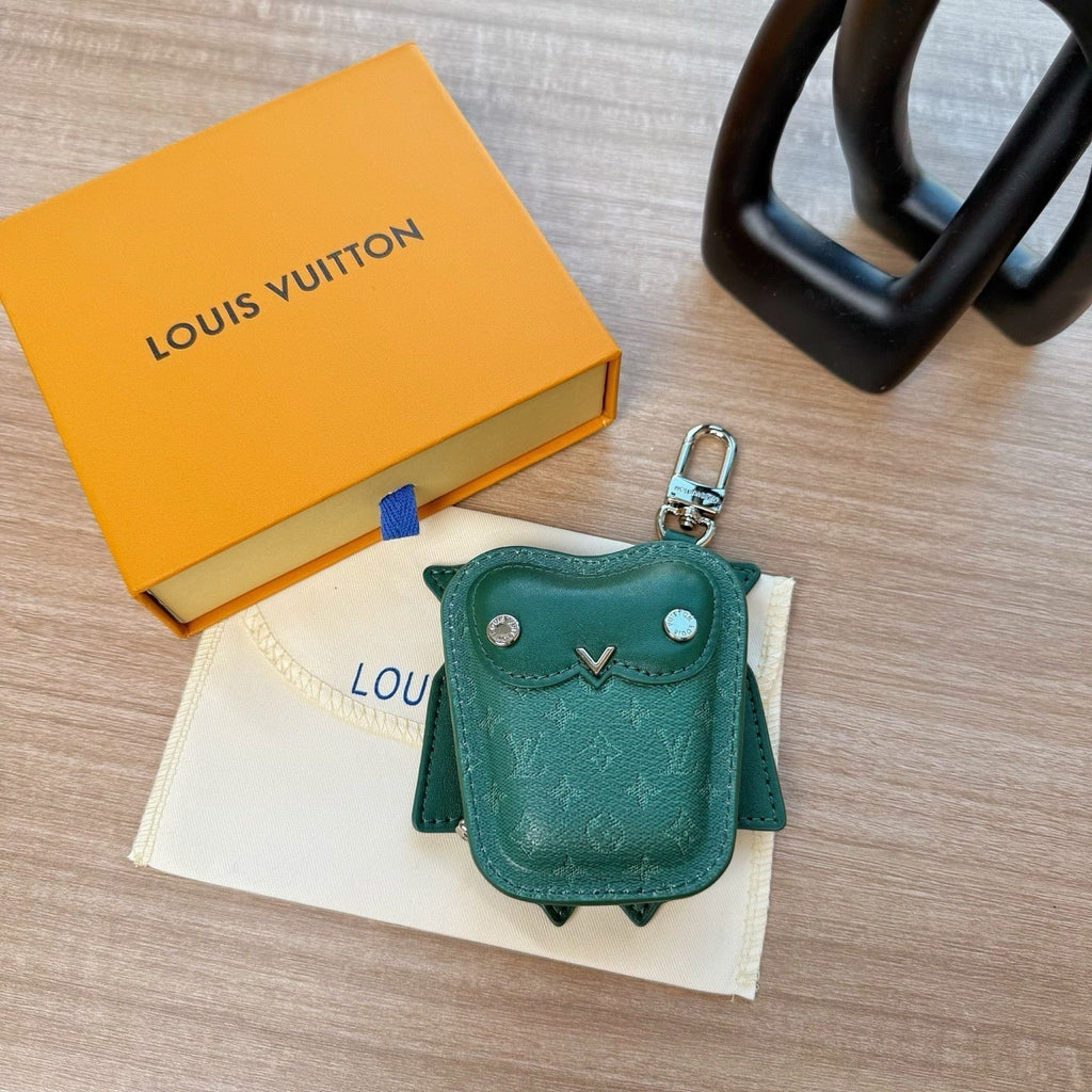 LV Owl Charm Canvas