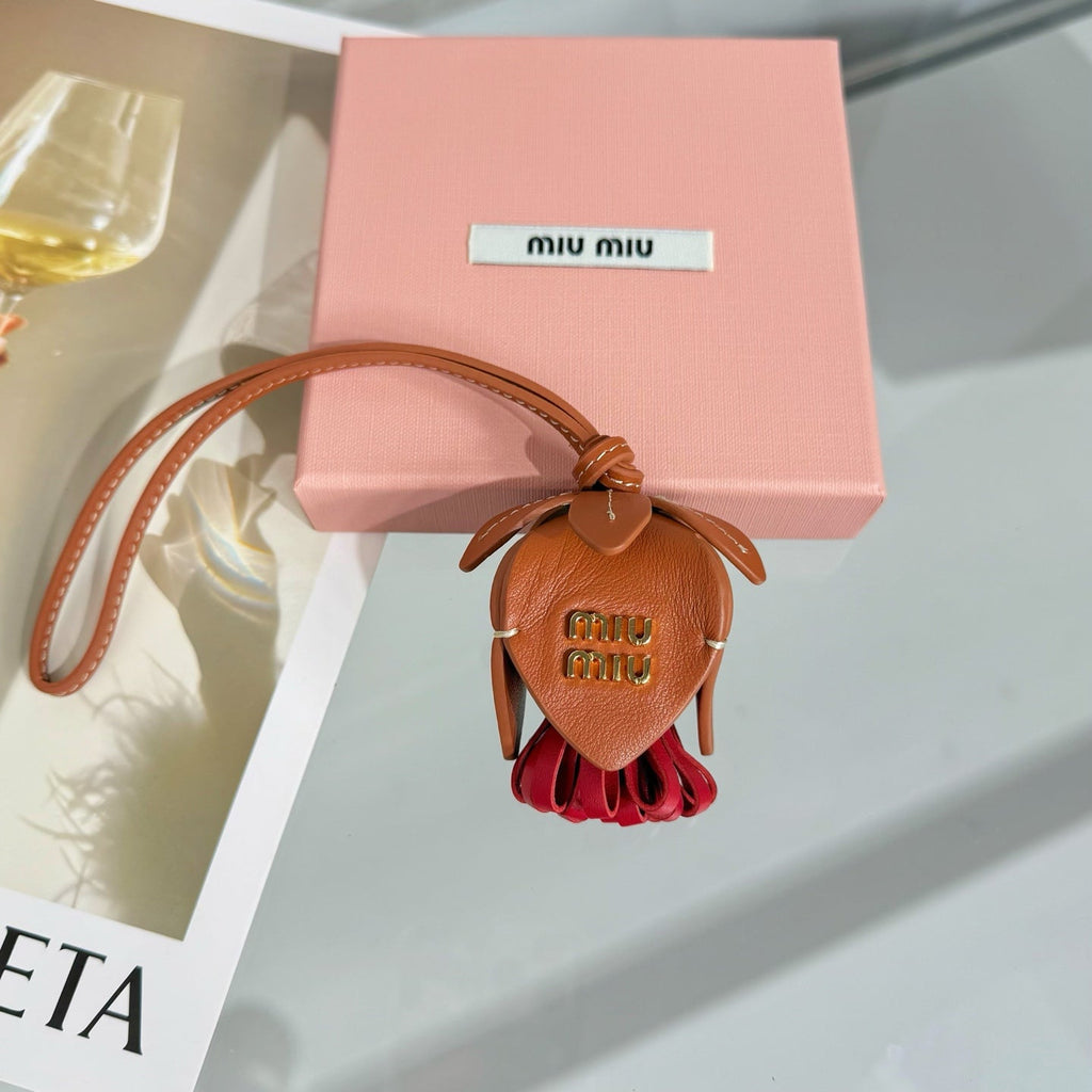 Miu Miu Trick Calfskin Bag Charm