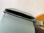 LV Takeoff Messenger 28cm Asphalt Gray Cowhide