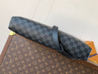LV N48260 Porte-Documents Jour Briefcase Black Damier Ebene Canvas