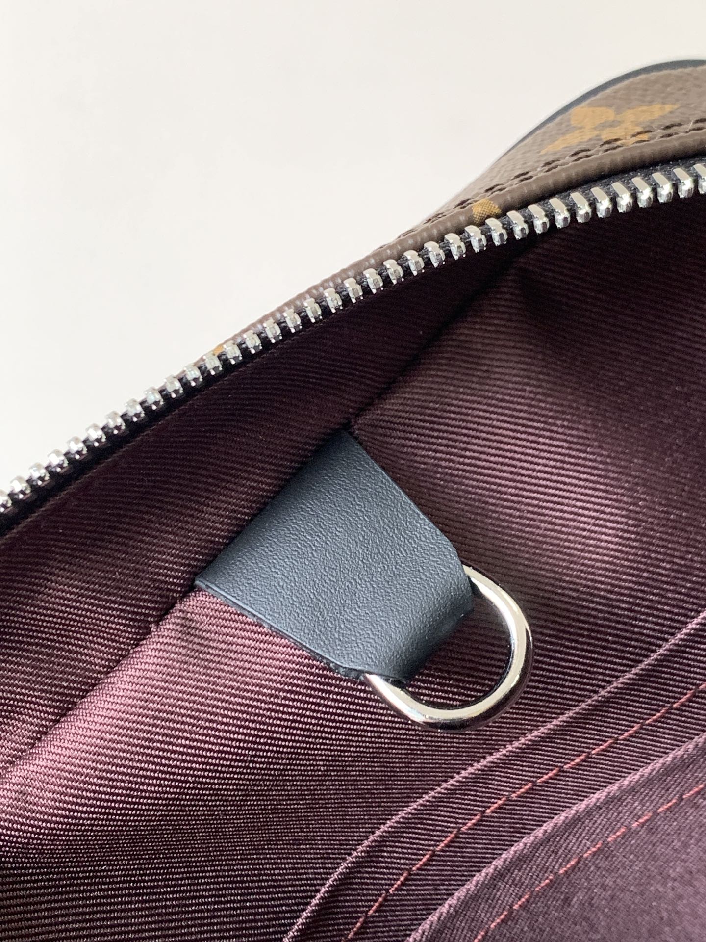 LV Porte-Documents Voyage Brown Black Macassar Canvas