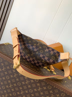 LV Rush Bumbag Brown Boro Monogram Landscape canvas & Cowhide
