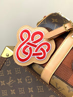 LV Keepall Bandoulière 25 Brown Boro Monogram Landscape canvas & Cowhide