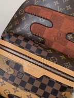 LV Discovery PM Backpack Brown Monogram Landscape Canvas
