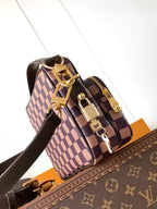 LV N40797 Nil Messenger Bag 25cm Damier Canvas & Leather Trim GHW
