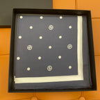 CHANEL 25S SCARF 90 IN SILK 704603