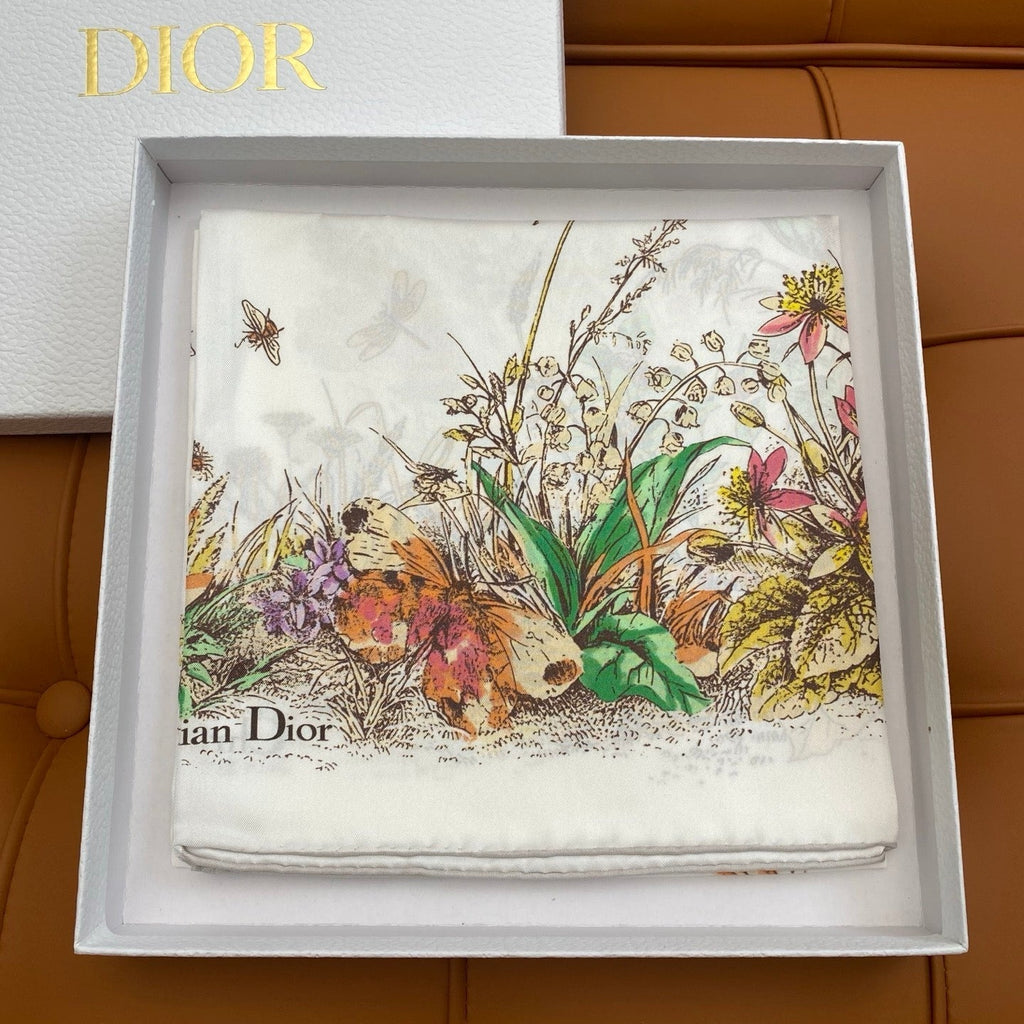 DIOR SCARF 90 CM IN SILK FABRIC 703663