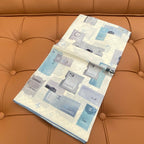CHANEL 25S SCARF 90 IN SILK 703698