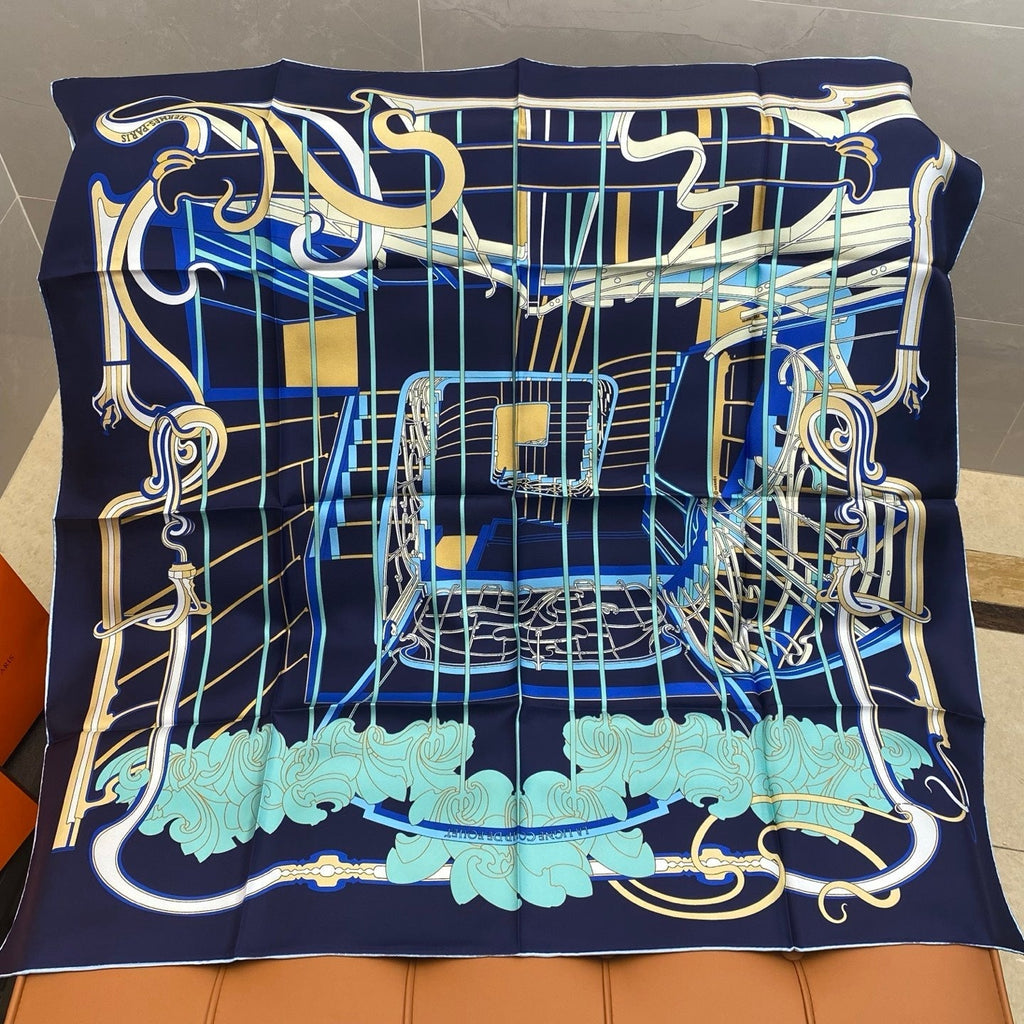 HERMES 25S SCARF 90 IN SILK 718489