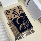 LOEWE 25S SCARF 180 IN CASHMERE WOOL 742052