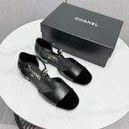 CC MARY JANE 25S IN BLACK LAMBSKIN AND SUEDE WITH PEARL HEEL