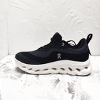 CLOUDTILT 2.0 SNEAKER IN BLACK CALFSKIN AND BREATHABLE MESH
