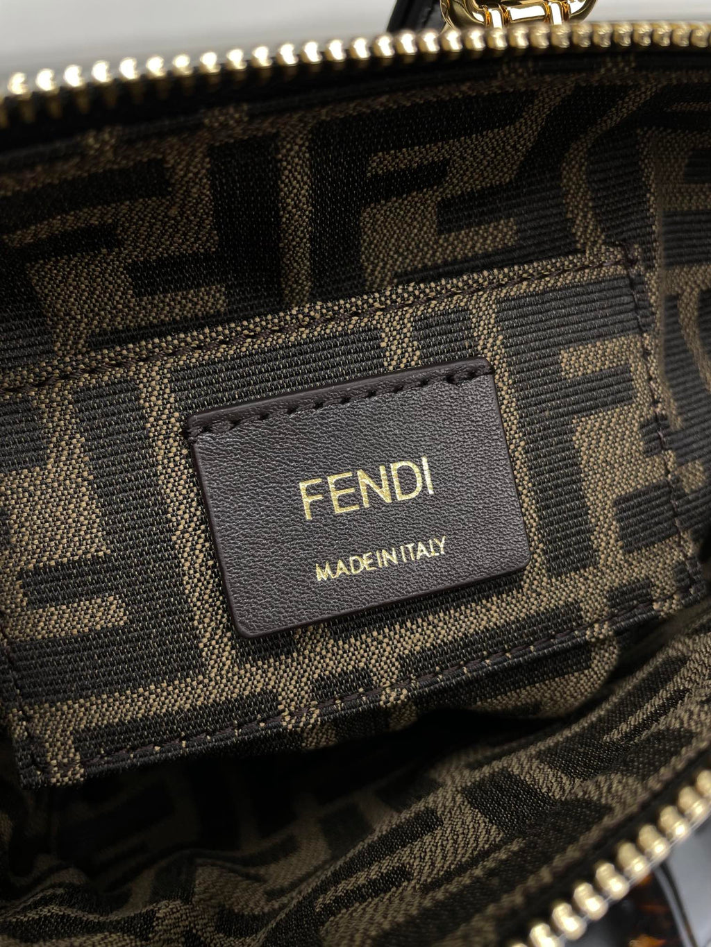BY THE WAY MINI 18 IN BLACK EMBOSSED CALFSKIN GOLD HARDWARE