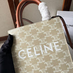 CP BAG MINI 21 VERTICAL CABAS BEIGE IN TRIOMPHE CANVAS